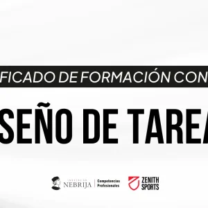Certificado de Formación Continua en Diseño de tareas