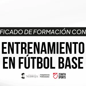 Certificado de Formación Continua en Entrenamiento en fútbol base