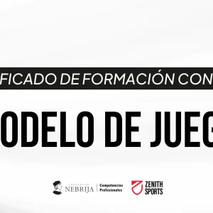 Certificado de Formación Continua en Modelo de juego