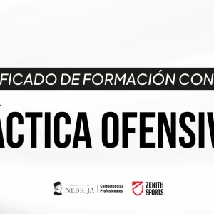 Certificado de Formación Continua en Táctica ofensiva en fútbol