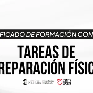 Certificado de Formación Continua en Tareas de preparación física
