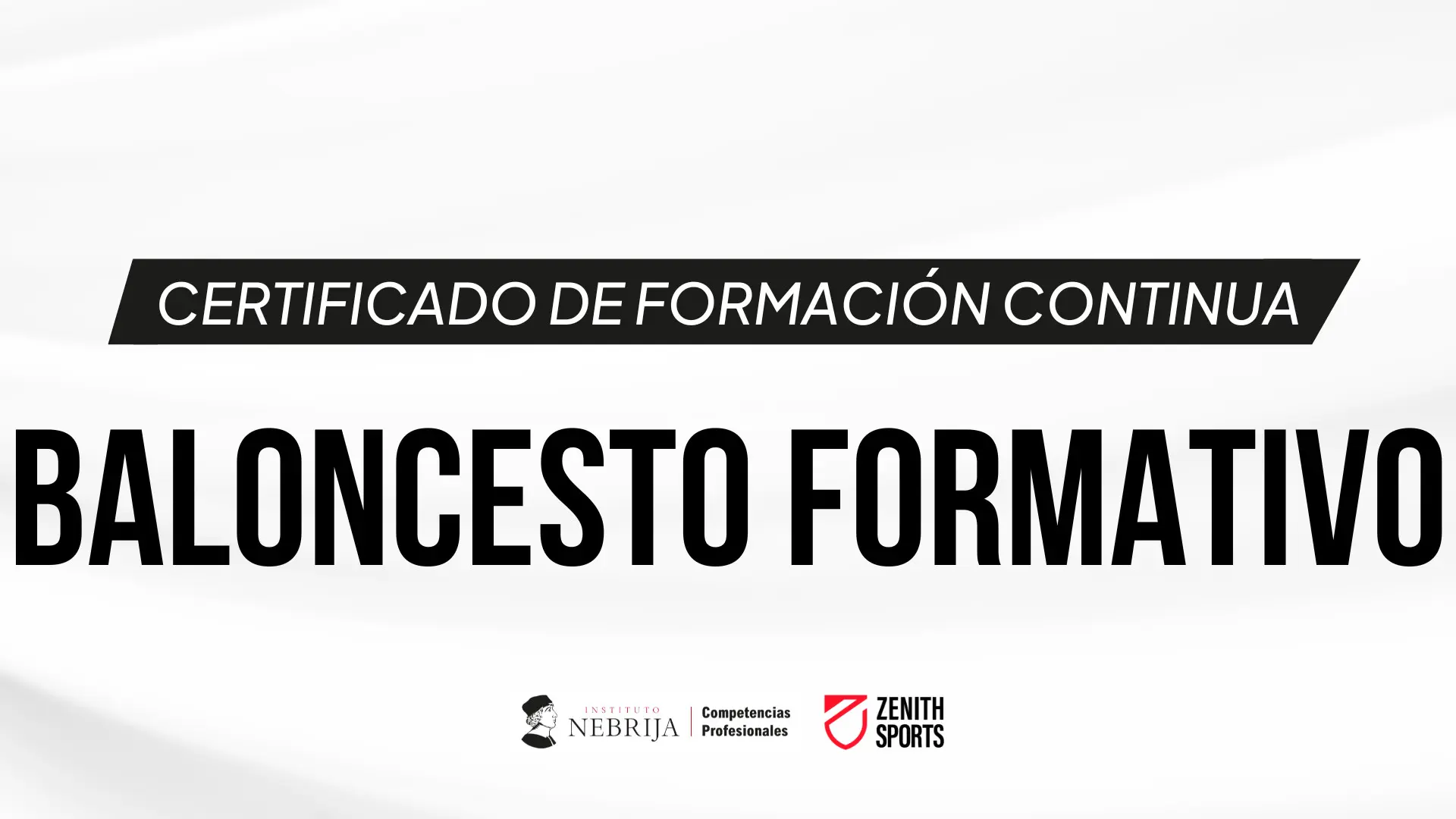 Certificado de Formación Continua en Baloncesto Formativo