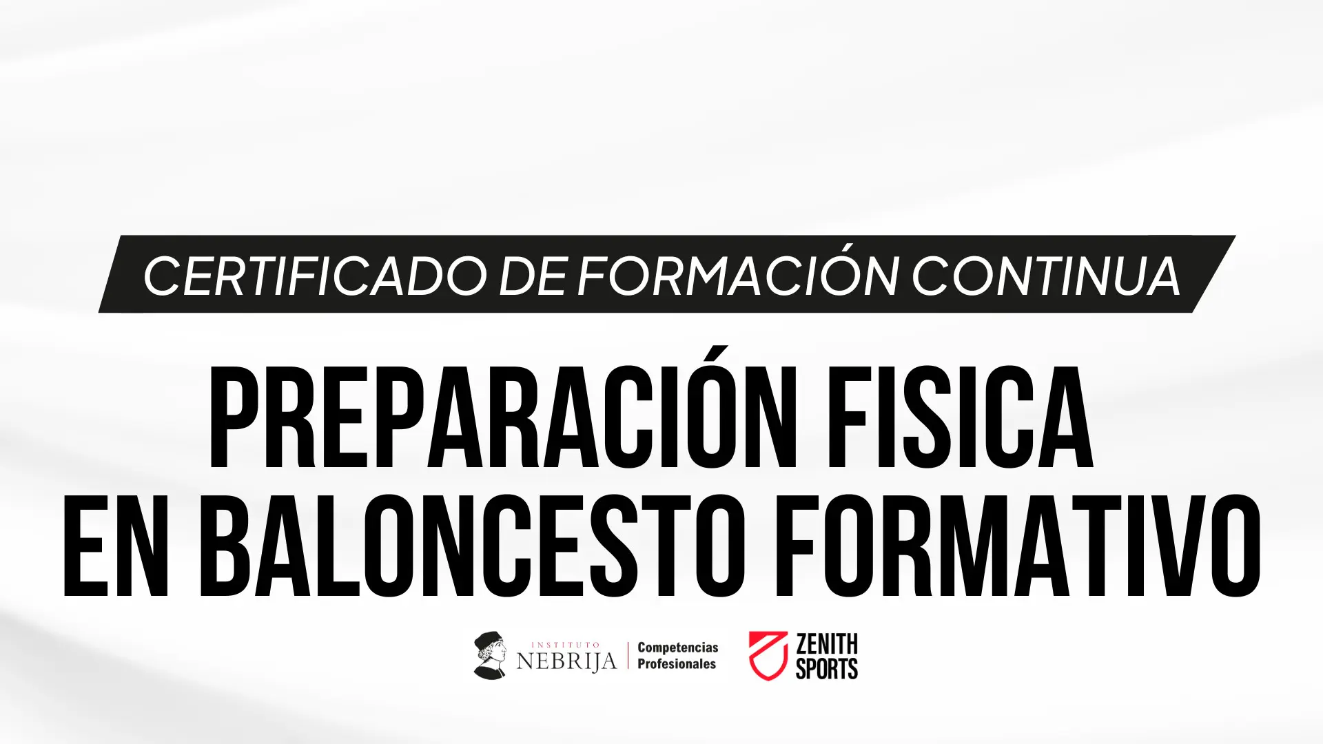 Certificado de Formación Continua en Preparación Física en Baloncesto Formativo